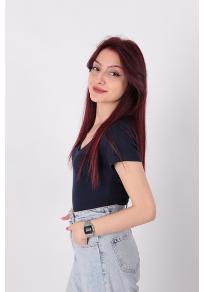 Busem S0016727 Kadın Bluz Lacivert