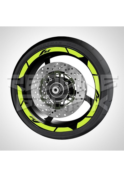 Yamaha R1 Jant Şeridi Florasan Sarı