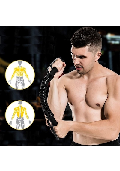 60 Kg Twister Bar - Göğüs Yayı Kol Geliştirici Bükbük Upper Body Chest Expander