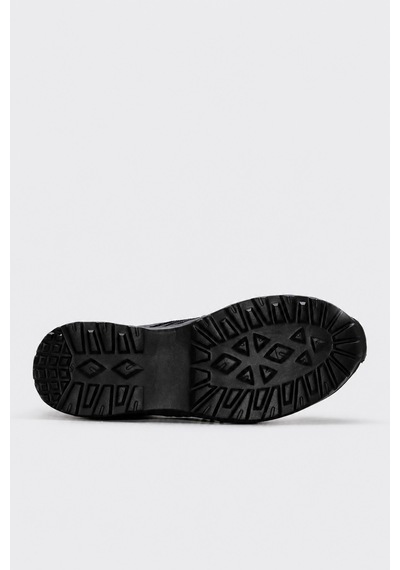 Fast Step Hakiki Deri Erkek Casual 722ma673 Siyah