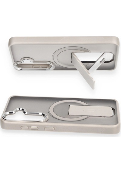 Samsung Uyumlu Galaxy S24 Tork Magsafe Standlı Kapak Lacivert