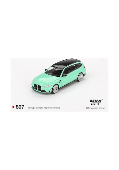 Mini Gt 1/64 Bmw M3 M Performance Touring Mint Green Mgt00897
