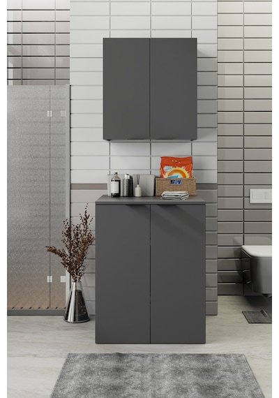 Biani Fix Arya Ve Loft Uyumlu Çamaşır Makinesi Dolabı Renk Mat Gri Biani Fix Arya Ve Loft Uyumlu Çamaşır Makinesi Dolabı Renk Mat Gri