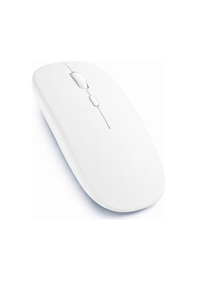 Type-c Şarjlı Bluetooth Mouse Apple Uyumlu MacBook iPad Laptop İnce Gövde Dongle Ve Kablo Dahil 13754