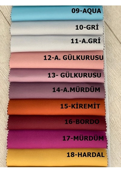 N11 Özel Fon Perde 1.Kalite %100 Karartma Fon Perde 25 Renk Turkuaz