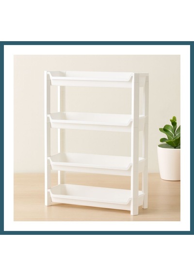 Bezos 4 Katlı Sepet Organizer Raf Düzenleyici 465x145x690 Mm Ob Çok Renkli