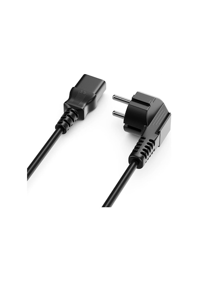 Koodmax 2 Adet C13 Bakır Power Kablo Standart Kasa Monitör Elektrik Güç Kablosu 1.8 Mt
