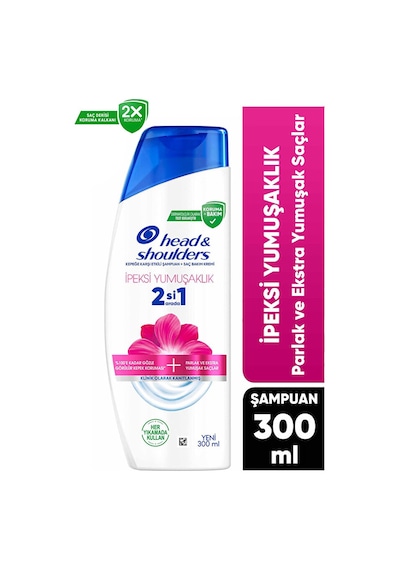 Head & Shoulders İpeksi Yumuşaklık 2si1 Arada Şampuan 300 ML