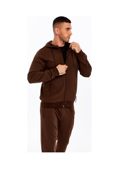 AR-MA Arma Erkek Slim Fit Interlok Kapüşonlu Sweatshirt Yandan Gizli Fermuarlı Cepli K30324989702 Kahverengi AR-MA Arma Erkek Slim Fit Interlok Kapüşonlu Sweatshirt Yandan Gizli Fermuarlı Cepli K30324989702 Kahverengi