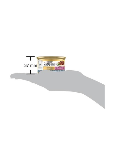 Gourmet Gold Çifte Lezzet Okyanus Balıklı Ve Sebzeli Kedi Yaş Maması 85 Gr 12 Li