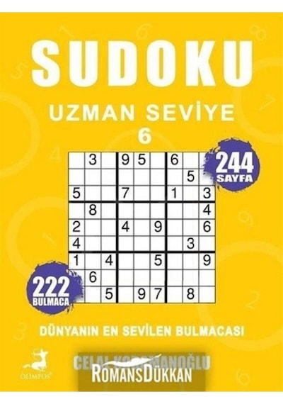 Sudoku Uzman Seviye 6 - Celal Kodamanoğlu - Olimpos Yayınları