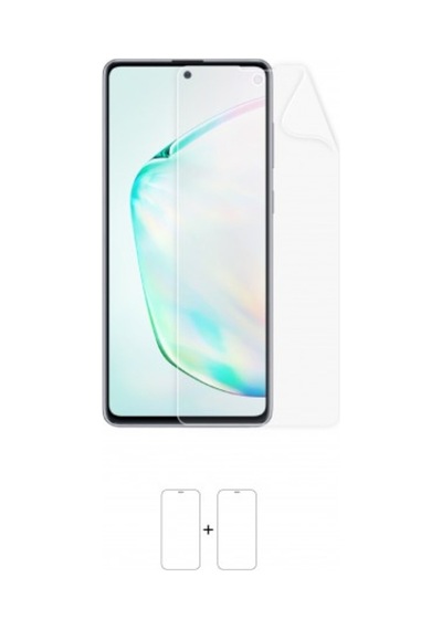 Galaxy Note 10 Lite Ekran Koruyucu 1+1 Ön Poliüretan Film