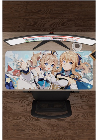 Barbara Genshin Impact Anime Gacha V2 - 90x40 Xxl Gaming Mouse Pad Fare Altlığı