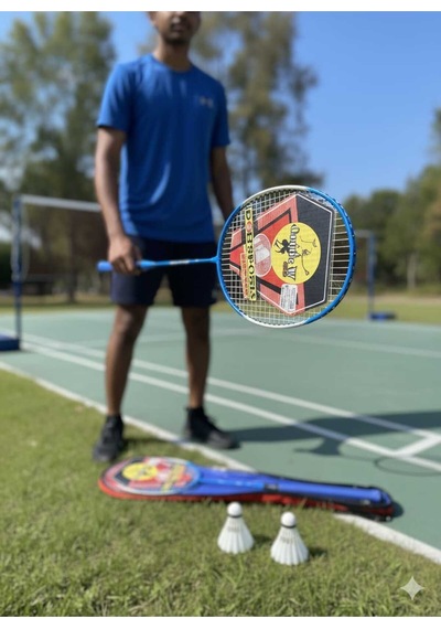 Profesyonel Kalite Çantalı Bedminton Seti 2 Raket 1 Top Badminton Seti Çok Renkli - 789612491