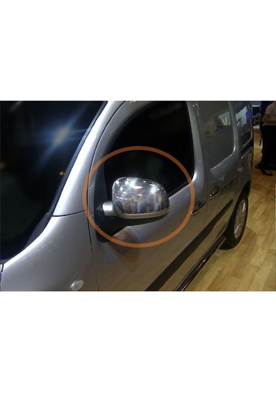 Renault Kangoo 4 Uyumlu 2013 Ve Üzeri Ayna Kapağı 2 Parça Abs Krom Kaplama