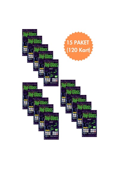 Toyika Panini Top Class 2025 Trading Cards 8li X 15 Adet