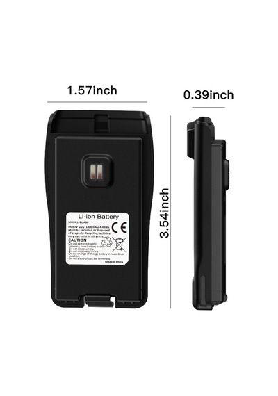 Bl-a88 Type-c Batarya 3.7v 1200mah Baofeng E88 Telsiz Bataryası, E88 Telsiz Pili.