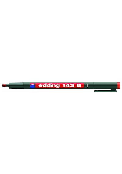 Edding 143 B Permanent Kırmızı Asetat Kalemi Kırmızı