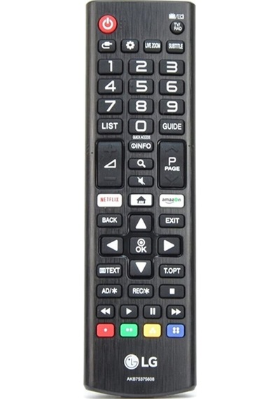 LG Uyumlu Akb75095308 Amazon ve Netflix Tuşlu Led Tv Uzaktan Kumanda
