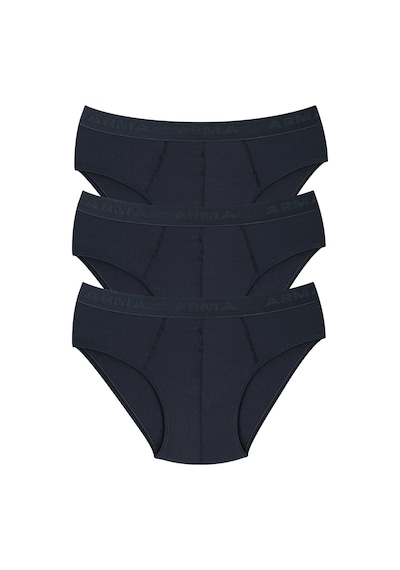 Arma Yıldız Erkek Bambu Slip Külot Düz Füme 3'lü Paket Füme