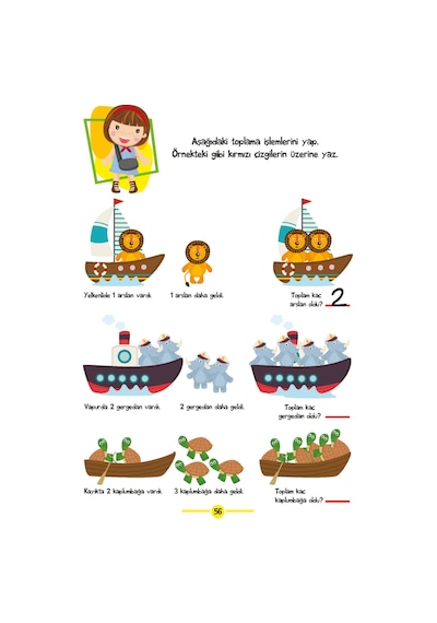 Matematik 3-4 Yaş-Zihinsel Becerilerimi Geliştiriyorum- Limonkids