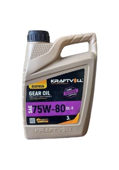 Kraftvoll 17014006 5W-80 Yağ & Antıfırız Sanzıman Ve Disli Yağı 3 L