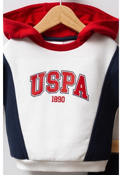 U.S. Polo Assn. Erkek Bebek Beyaz Takım Usb2565-c-v1 Beyaz