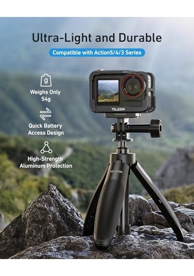 Osmo Action 5 Metal Kafes, Ultra-light Cage For Action 5 /4/3 Series