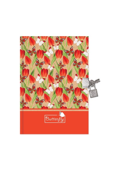 Keskin Color Hatıra Defteri Kilitli Kraft 14x20 80 Yp 310261-99 Çok Renkli