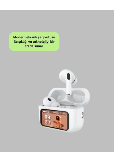 Tüm Telefonlarla Uyumlu Anc Özellikli Dokunmatik Bluetooth Kulaklık Yeni Nesil Diğer