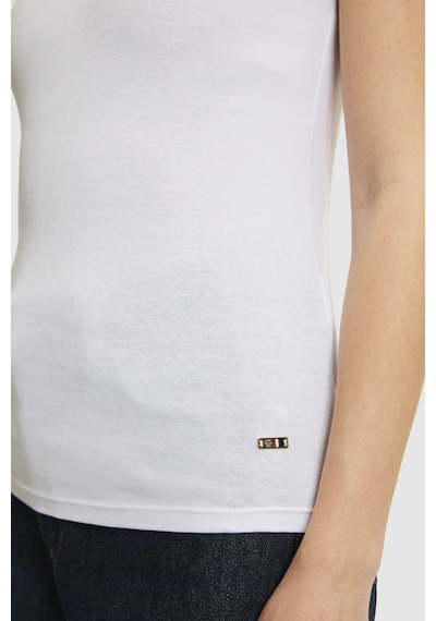 U.s. Polo Assn. Kadın Beyaz Tişört Basic 50323534-vr013