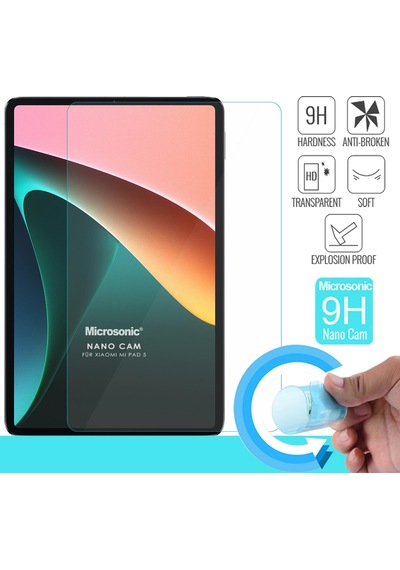 Microsonic Xiaomi Uyumlu Mi Pad 5 Nano Glass Cam Ekran Koruyucu