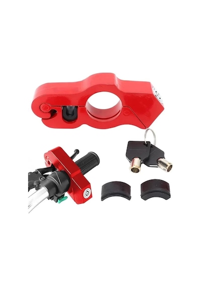 Pm-29081 Motosiklet Scooter Elcik Gidon Fren Kilidi Pratik Hırsızlık Kilidi