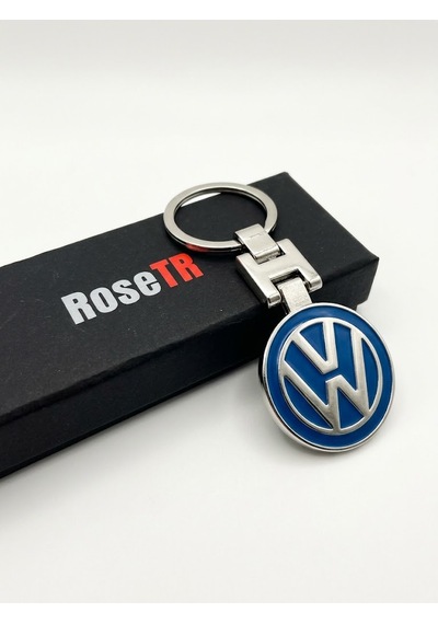 Volkswagen İle Uyumlu Metal Mavi Anahtarlık Aksesuar Polo Golf Passat Tiguan Bora Jetta Scirocco Vw Cc Taigo