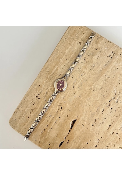 Velinor Silver Bordo Saat