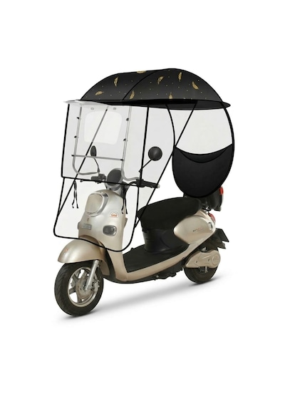 Scooter Motosiklet Yağmurluk Tente Çadır Kumaşı Şemsiye Gölgelik Branda