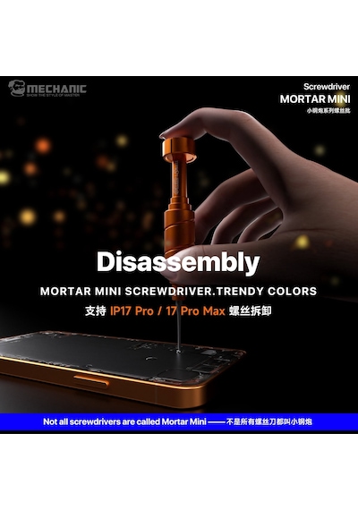 Mechanic Mortar Mini 4ıp 2d Hassas Tornavida İphone 17 Serisi