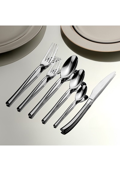 Elegance Saten 12 Kişilik 72 Parça Kutulu Çatal Kaşık Bıçak Takım