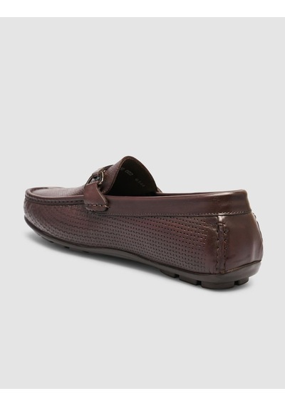Cabani Moraza %100 Hakiki Deri Kahverengi Tokalı Erkek Loafer