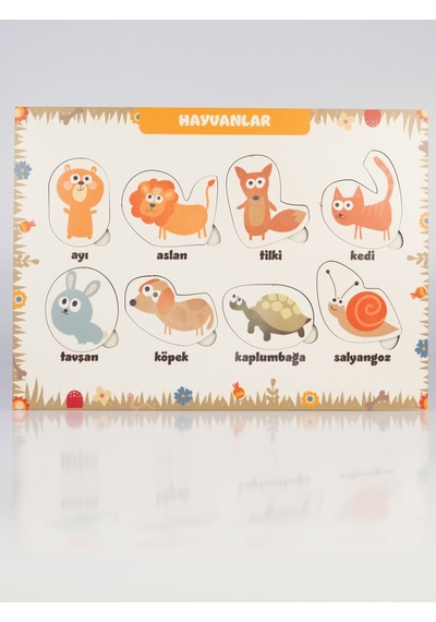 Capellawoodworks Bultak Puzzle Oyunu Hayvanlar