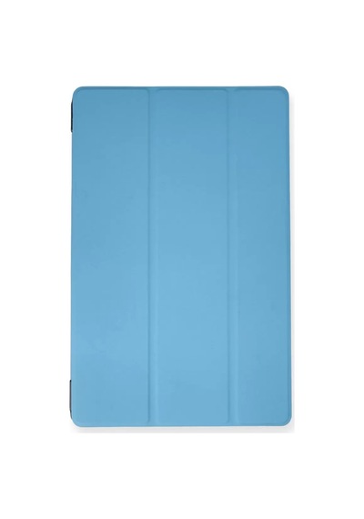 Samsung Galaxy T970 Tab S7 Plus 12.4 Kılıf Tablet Smart Kılıf - Mavi Arka Kapak