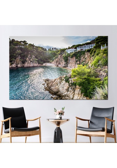 70x100cm 1 Parça Kanvas Tablo, Deniz Manzarası Kanvas Poster