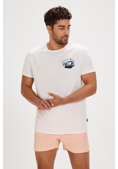 Bad Bear Dustın T-shırt Off-whıte Erkek Tişört Beyaz S-xxl 001