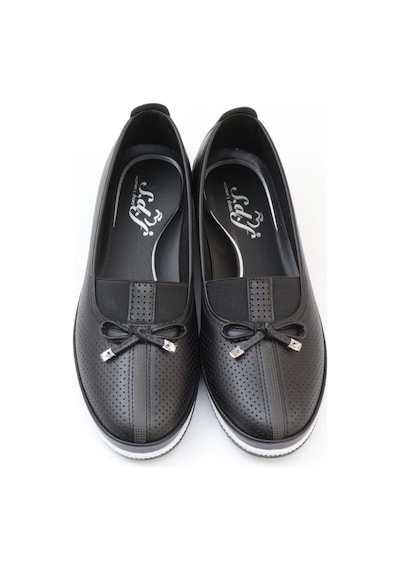Nesilshoes Nesil Shoes Sdf P01 Günlük Anatomik Kadın Ayakkabı Siyah