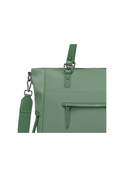 Smart Bags Twill Dimi Kumaş Kadın Omuz Çantası 3323 Yeşil
