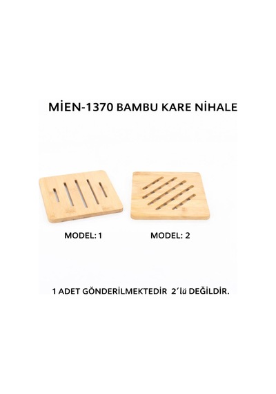 Mien Bambu Kare Nihale Ahşap