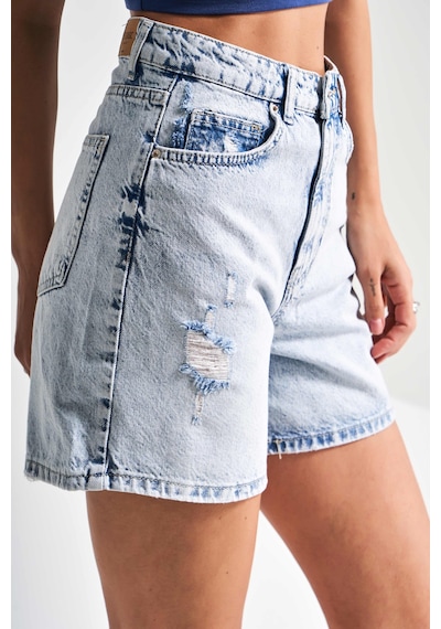 Itsbasic Kadın Mavi Renk Diana 12s5-3 Mom Fit Midi Boy Lazer Detaylı Yırtık %100 Koton Denim Şort Mavi 12s5-3 Itsbasic Kadın Mavi Renk Diana 12s5-3 Mom Fit Midi Boy Lazer Detaylı Yırtık %100 Koton Denim Şort Mavi 12s5-3