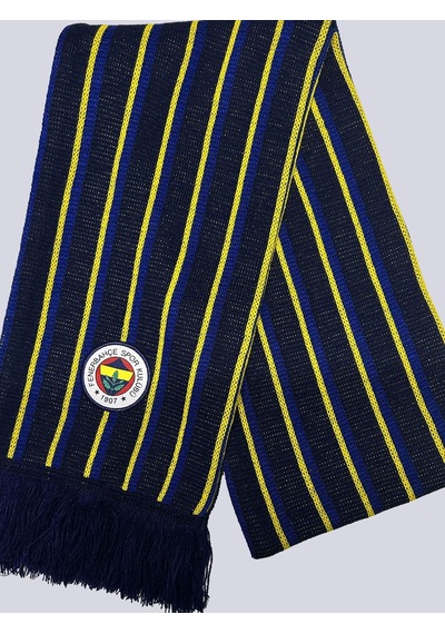 Fenerium Unısex Sarı Lacivert Şerit Kaşkol Atk Fb Laci Yeni