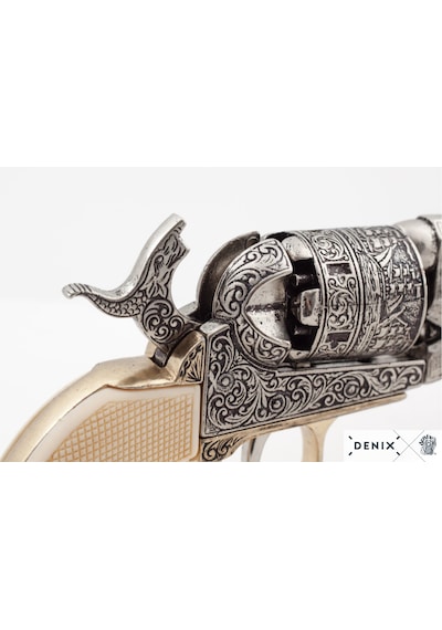 Denix American Navy Revolver 1851 Usa 35cm Koleksiyon Obje