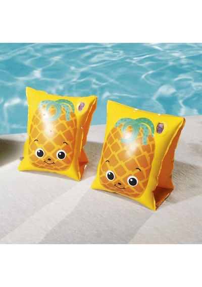 Ananas Figürlü Deniz Havuz Çocuk Yüzücü Kolluk - 3 - 6 Yaş Arası Çok Renkli